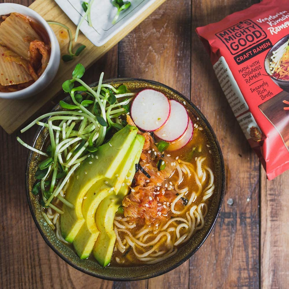 Mike's Mighty Good Craft Ramen Vegetarian Kimchi Soup, 2.3 Ounce